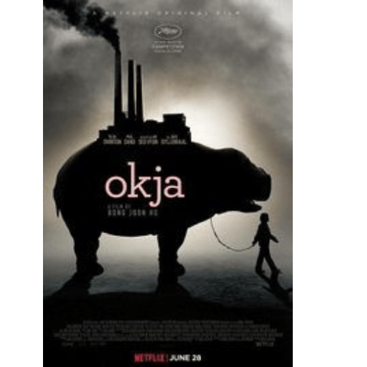 movie flyer for Okja