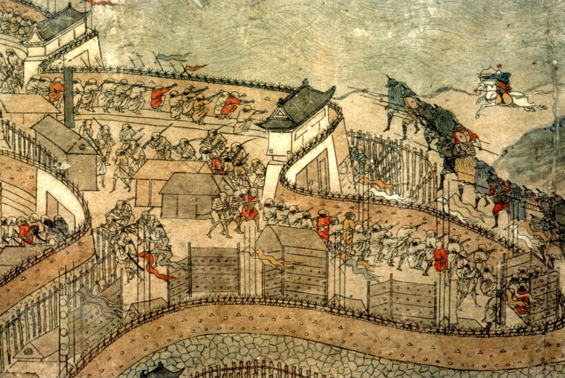 historical painting of the Battle of Sunch'ŏn