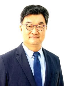 portrait of Jin Hyoung Cho in professional attire